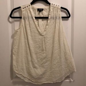 Sheer tank top blouse